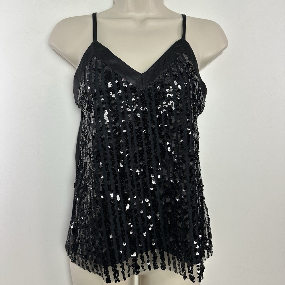 Nobo Camisole Tank Top Small‎ Sequin Y2K Fairy Festival Glam Party Holiday